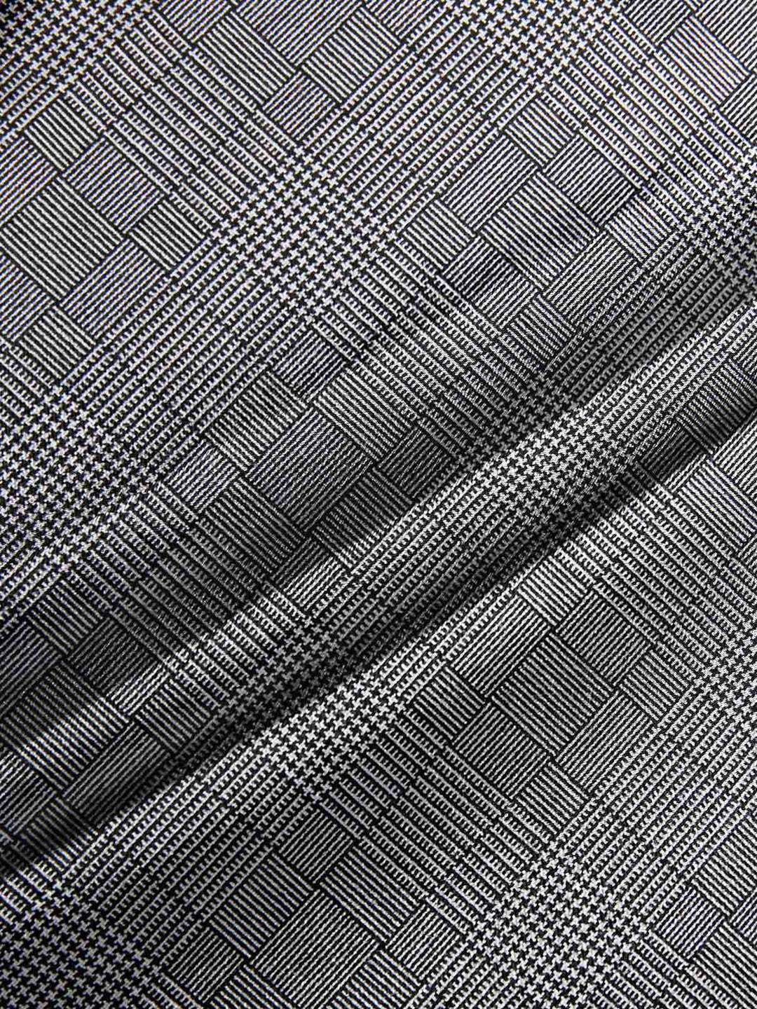 1940s Glen Plaid Buttoned Overall Pants: 1940s power dressing, reimagined