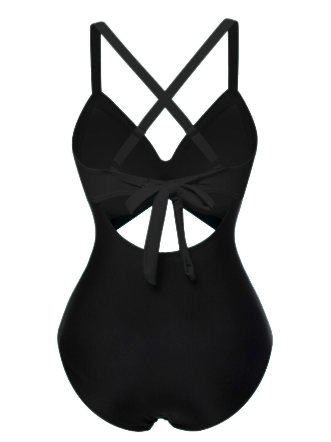 &amp; 1940s Hollow Waist Patchwork Swimsuit — 1940s poolside glamour meets sun-drenched confidence
