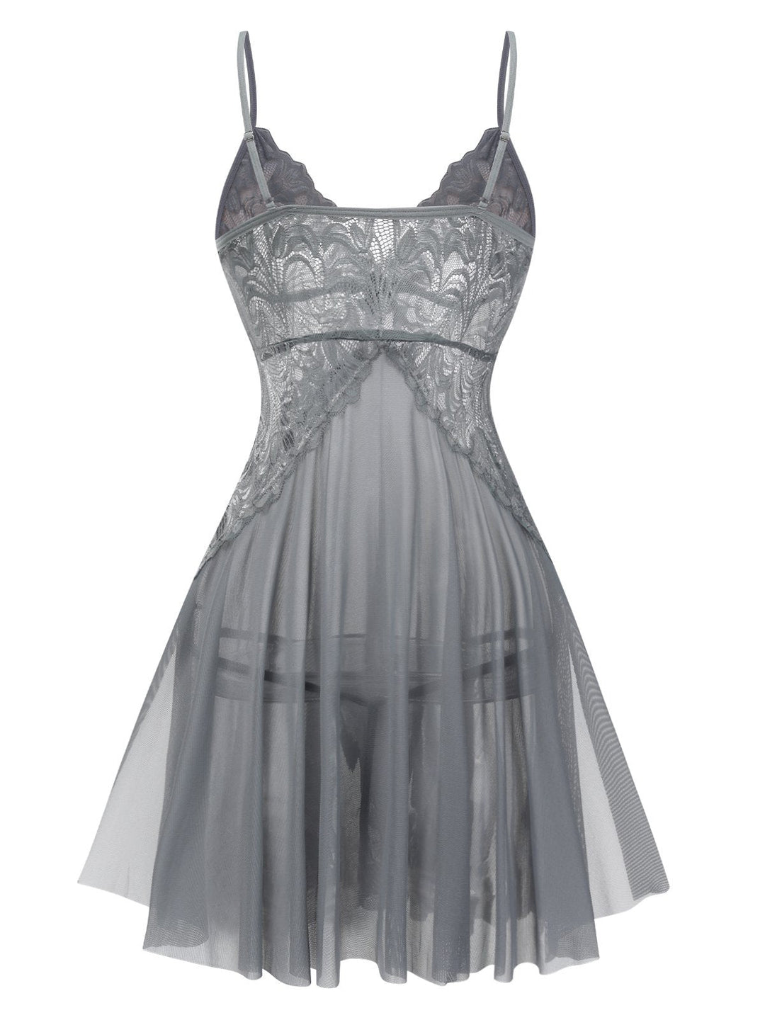 Lace Suspender Sheer Nightgown | | vintage dress, retro fashion