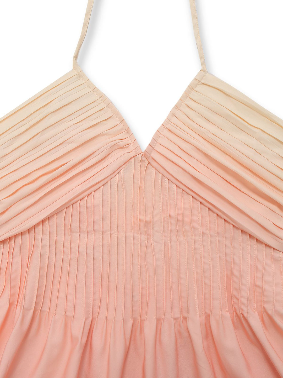 1940s Ombre Deep V-Neck Halter Dress - vintage dress, retro fashion for women