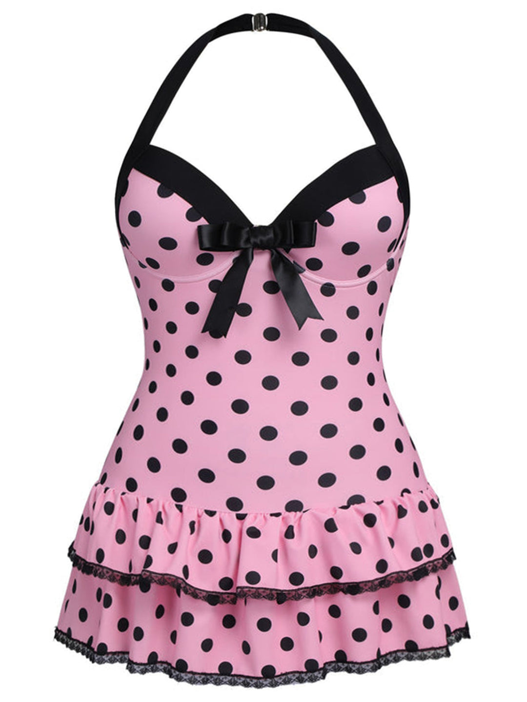 Polka Dots Hater Swimsuit, classic vintage style summer beach collection