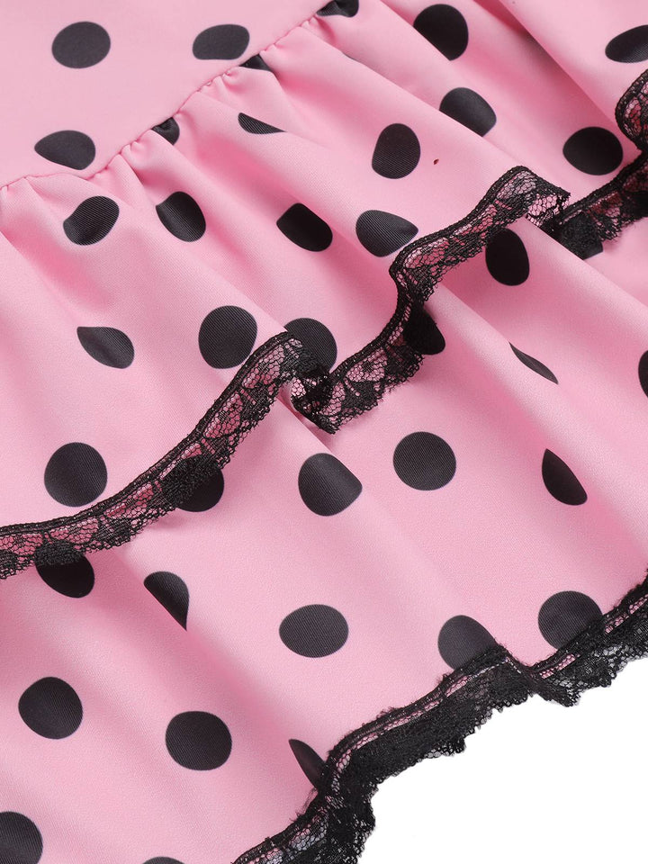 Polka Dots Hater Swimsuit, classic vintage style summer beach collection