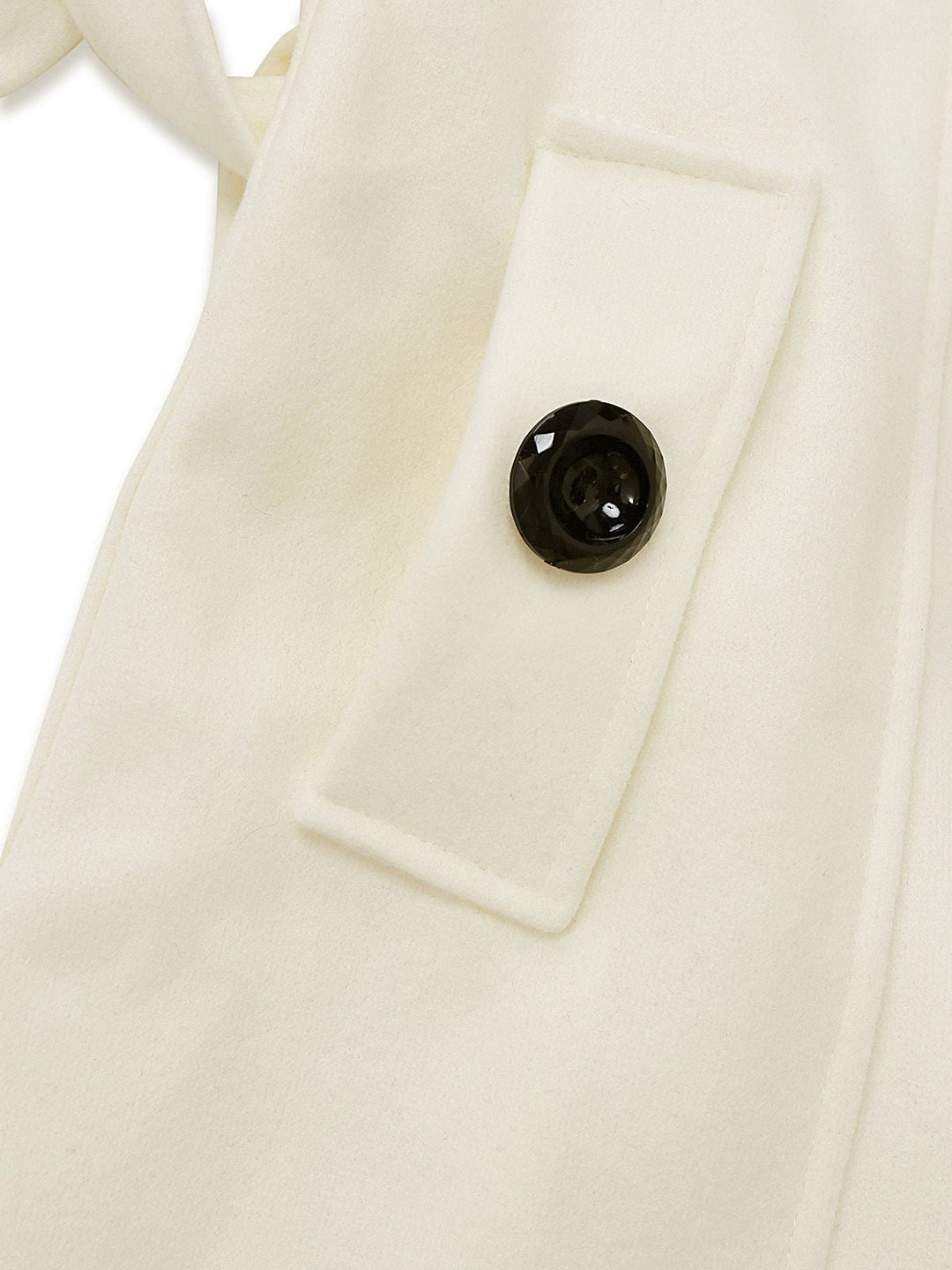 1940s Removable Faux-Fur Collar Buttons Coat - vintage fashion, style