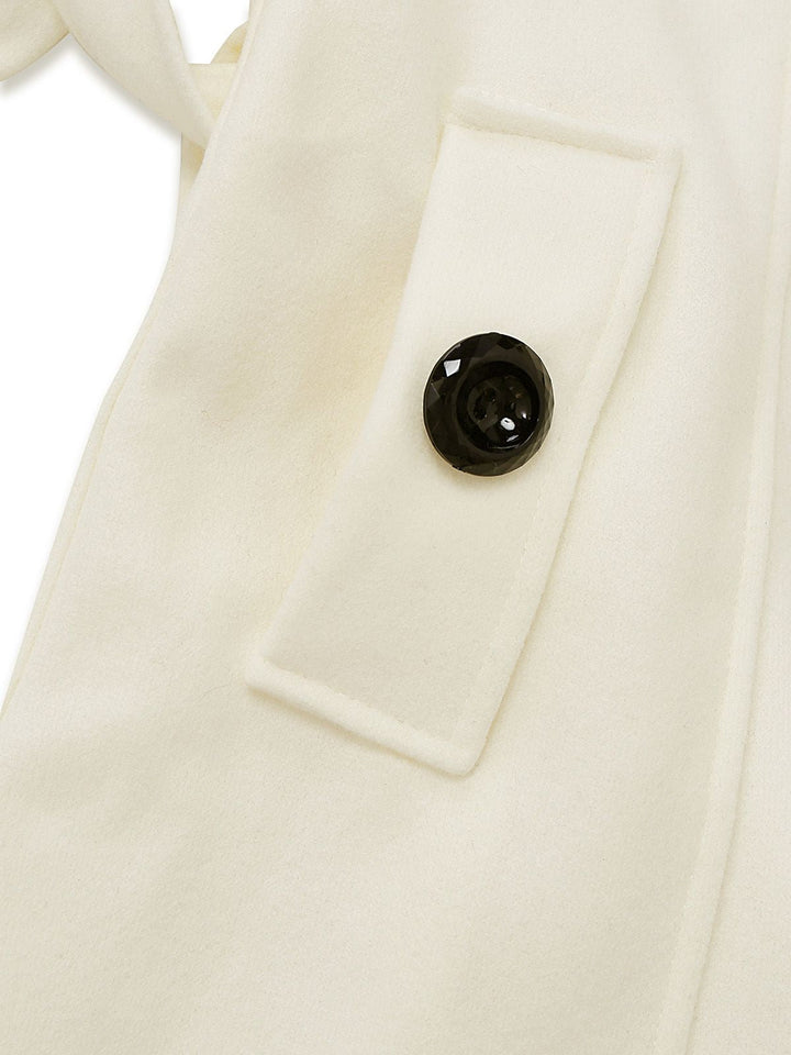 1940s Removable Faux-Fur Collar Buttons Coat - vintage fashion, style