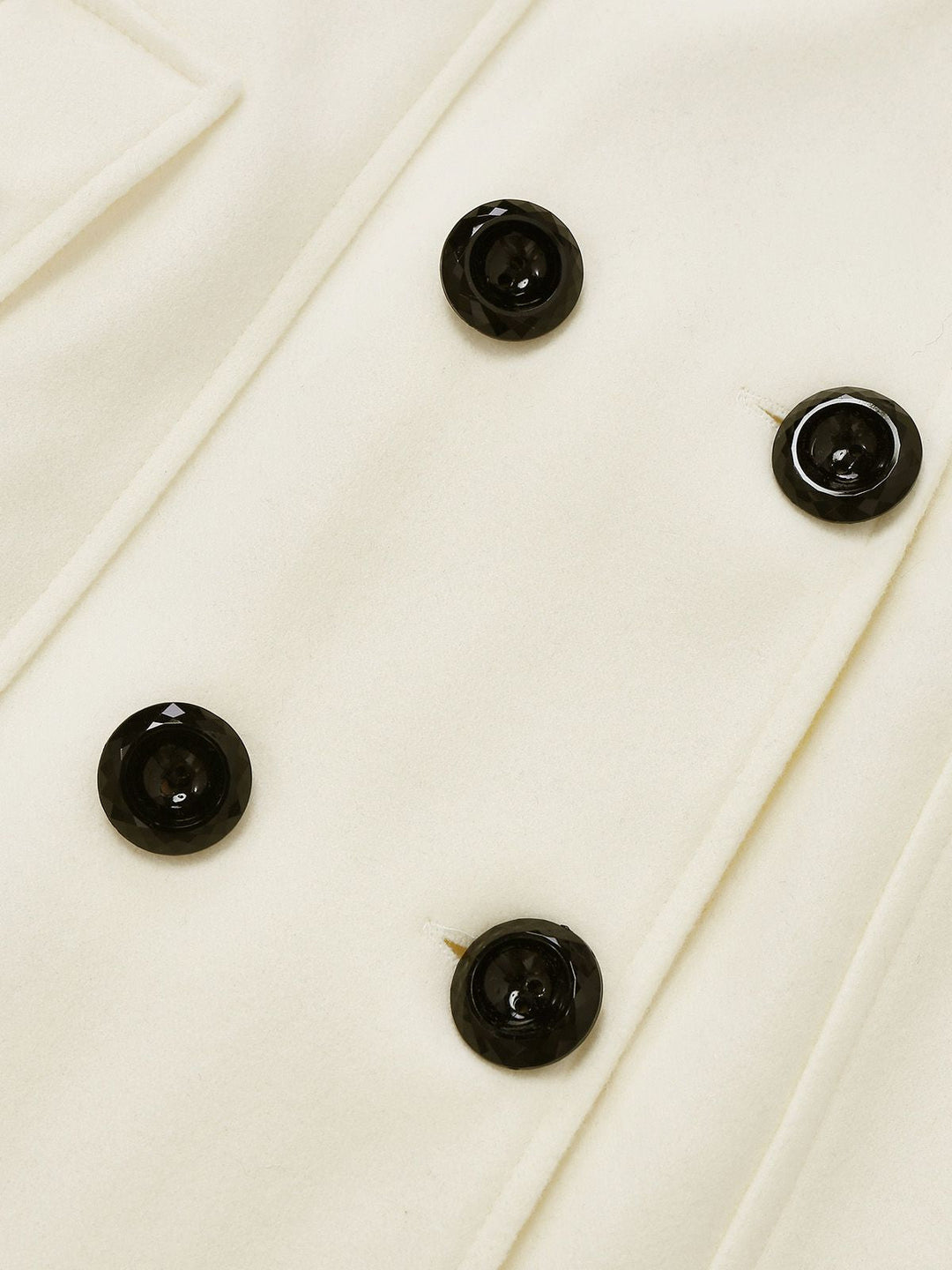 1940s Removable Faux-Fur Collar Buttons Coat - vintage fashion, style