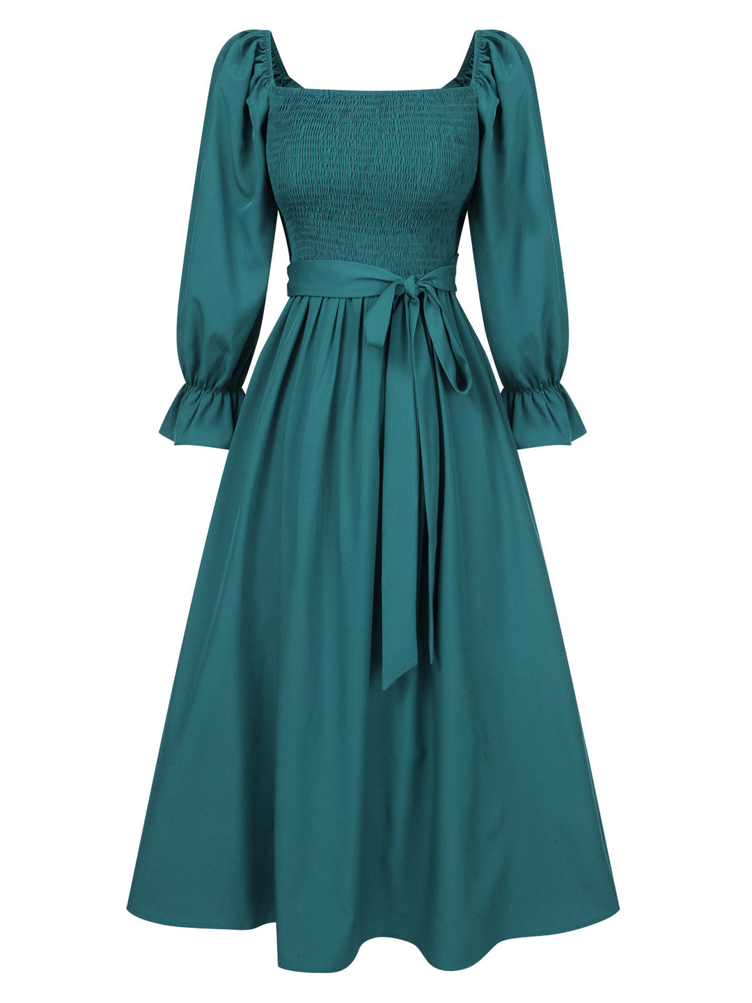 1940s Ruffle Wrap Reversible Puff | 1940s | vintage dress, retro fashion