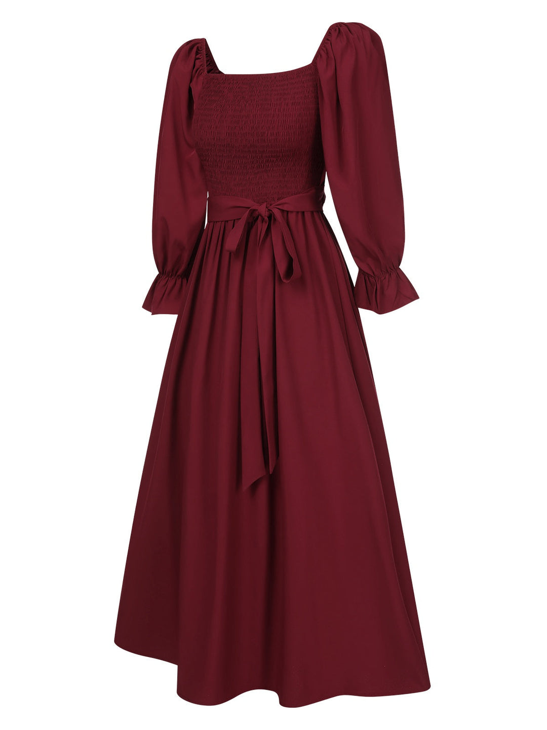 1940s Ruffle Wrap Reversible Puff | 1940s | vintage dress, retro fashion