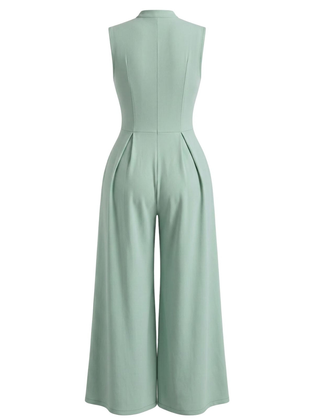 Green 1940s Vintage Retro Jumpsuit 4