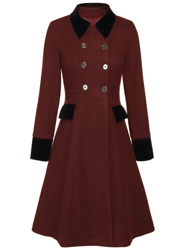 1940s Solid Button Coat - vintage fashion, style