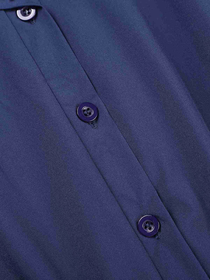 1940s Solid Cap Sleeves Buttoned | 1940s | vintage dress, retro fashion