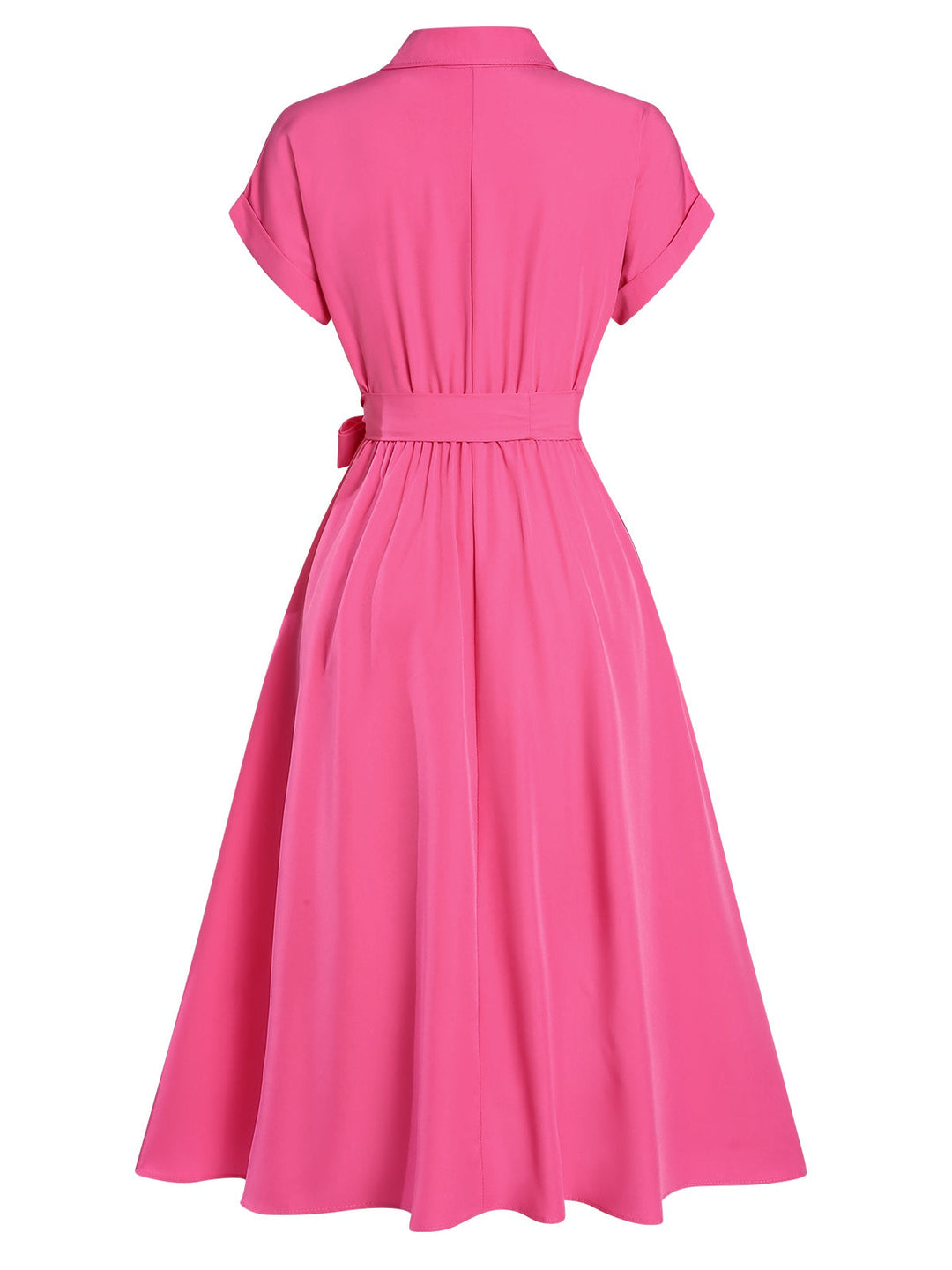 1940s Solid Cap Sleeves Buttoned | 1940s | vintage dress, retro fashion