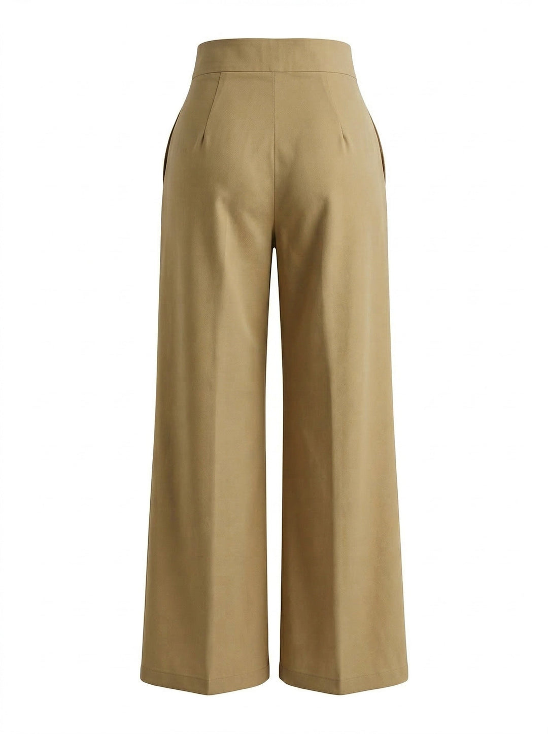 1940s Solid Crisscross Wide-Leg Pants - vintage fashion, retro style for vintage lovers