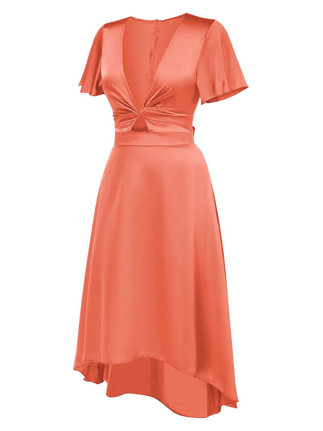 1940s Solid Deep VNeck Twisted | 1940s | vintage dress, retro fashion
