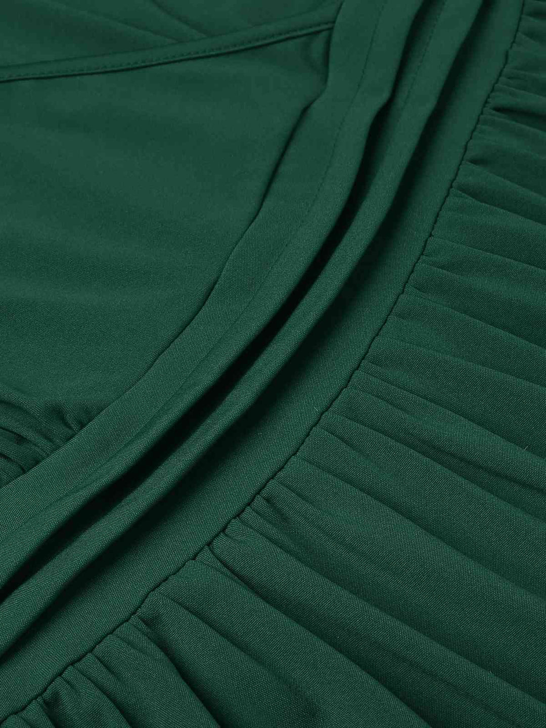 1940s Solid Double Sleeves V-Neck Dress, vintage dress, retro fashion - perfect for women who love vintage and retro fashion
