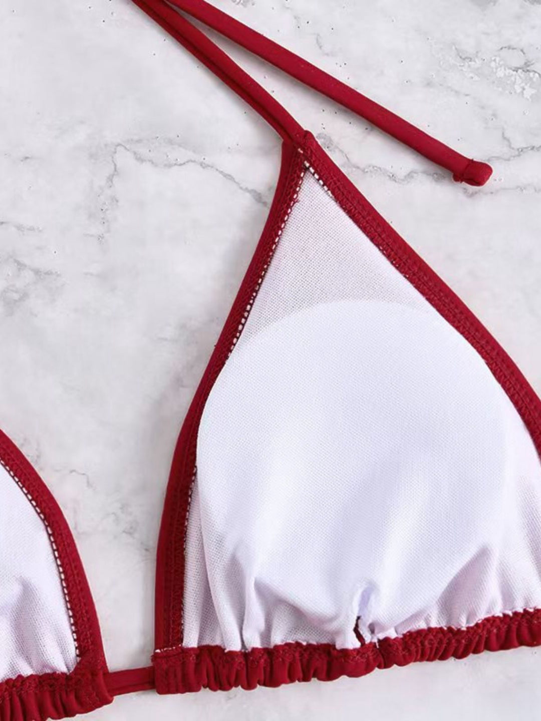 1940s Solid Halter Bikini Set &amp; Crochet Cover-Up | vintage swimwear, retro swimsuit, pin-up style - perfect for retro fashion enthusiasts