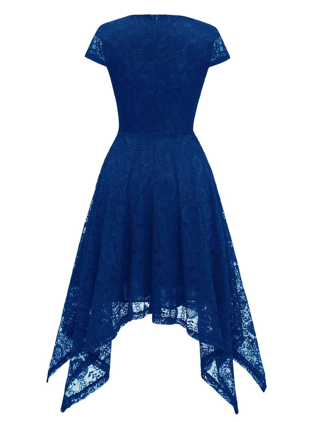 1940s Solid Irregular Hem Dress — the kind of 1940s dress that makes strangers smile