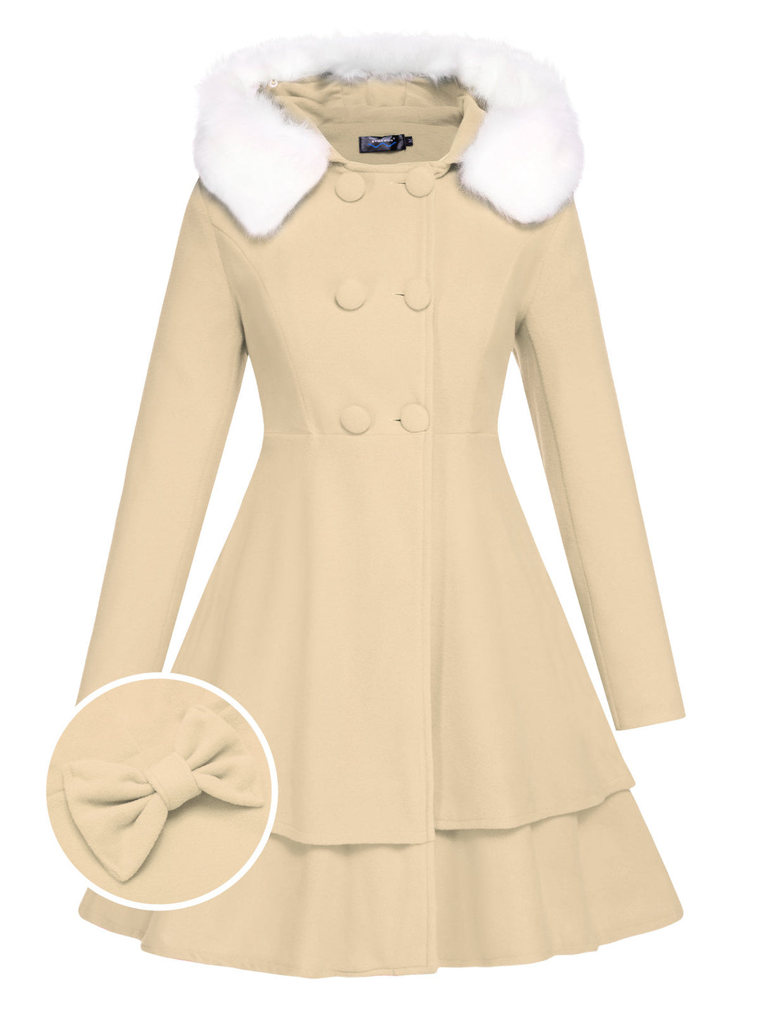 1940s Solid Removable Fur Collar | 1940s | vintage dress, retro fashion