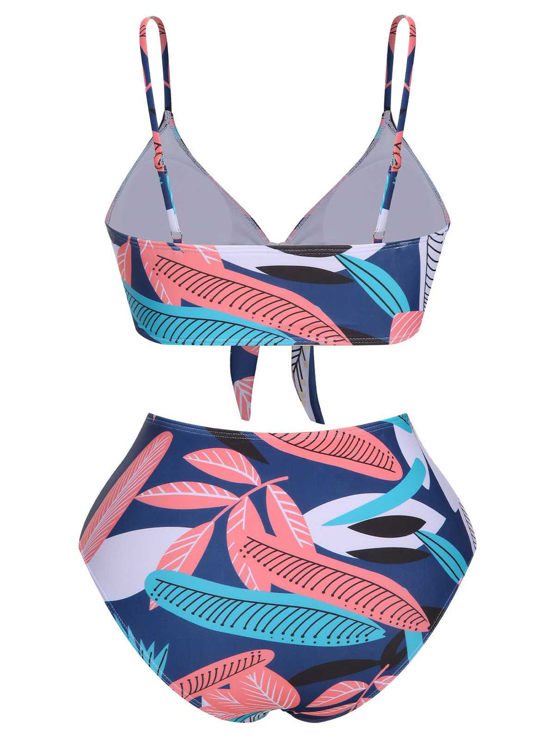 This 1940s Spaghetti Strap Print Swimsuit &amp; Cover-Up carries 1940s vacation dreams in every stitch