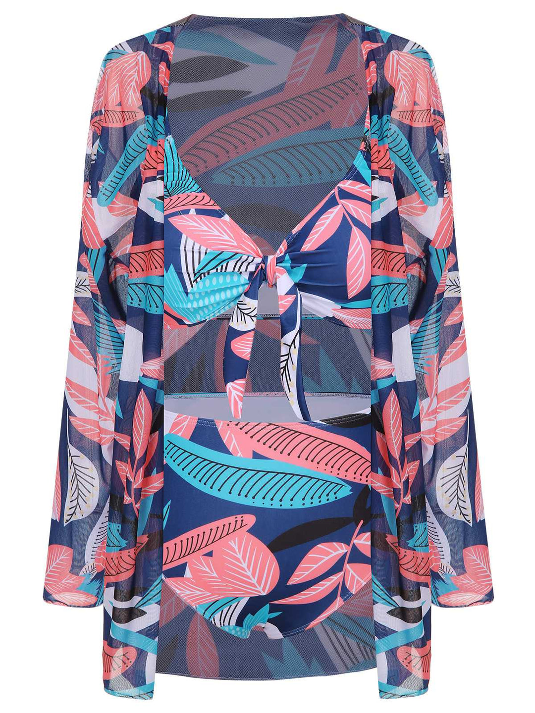 1940s Spaghetti Strap Print Swimsuit &amp; Cover-Up — because 1940s glamour never goes out of style