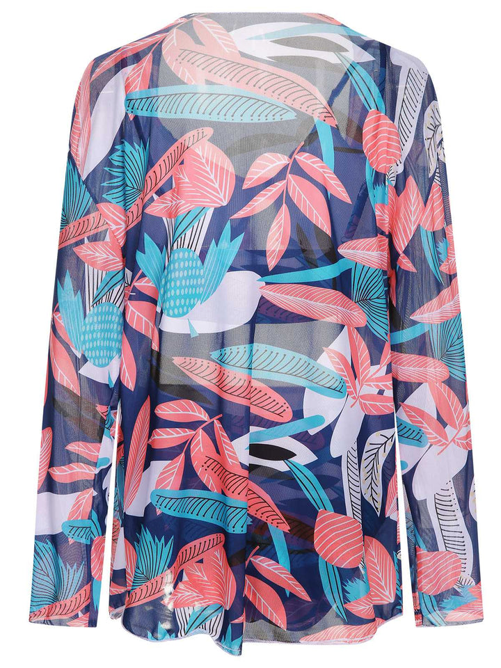 1940s Spaghetti Strap Print Swimsuit &amp; Cover-Up — 1940s poolside glamour meets sun-drenched confidence