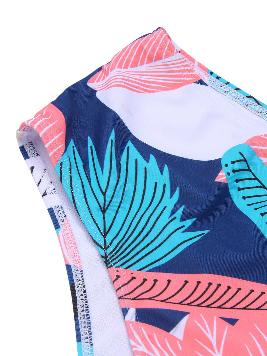 1940s Spaghetti Strap Print Swimsuit &amp; Cover-Up: 1940s Riviera elegance, reimagined for her