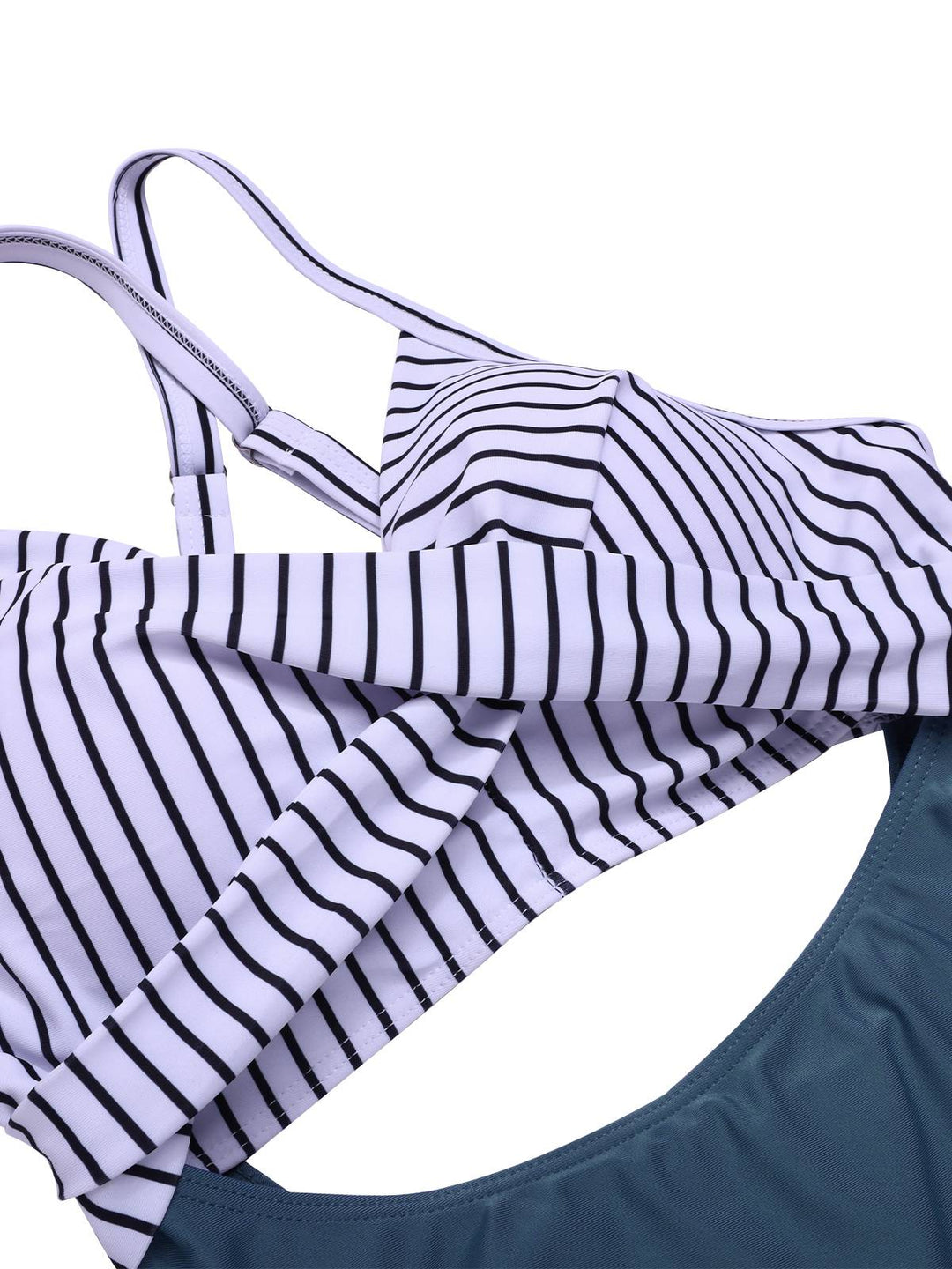 1940s Stripe Patchwork Hollow OnePiece | 1940s | vintage swimsuit, retro beachwear