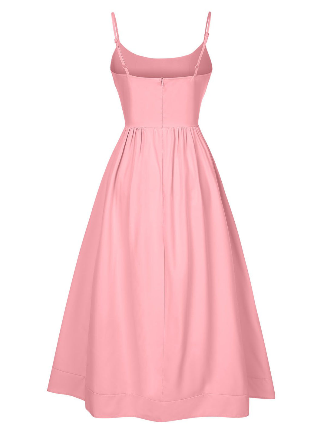 This 1940s U-Neck Spaghetti Strap Pleated Dress wraps her in 1940s elegance, one twirl at a time