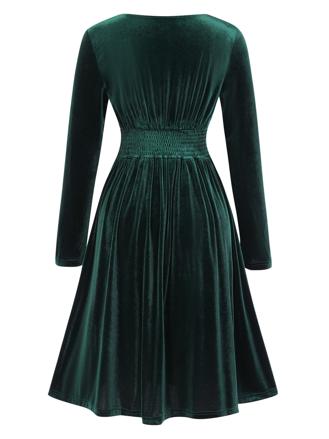 1940s VNeck Solid Aline Velvet | 1940s | vintage dress, retro fashion
