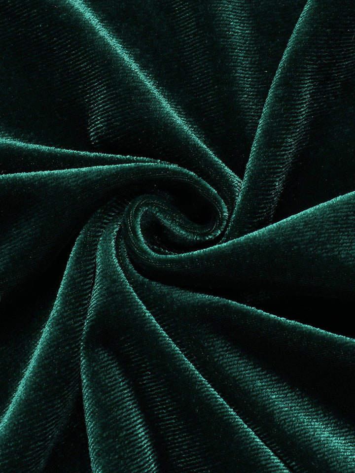 1940s VNeck Solid Aline Velvet | 1940s | vintage dress, retro fashion