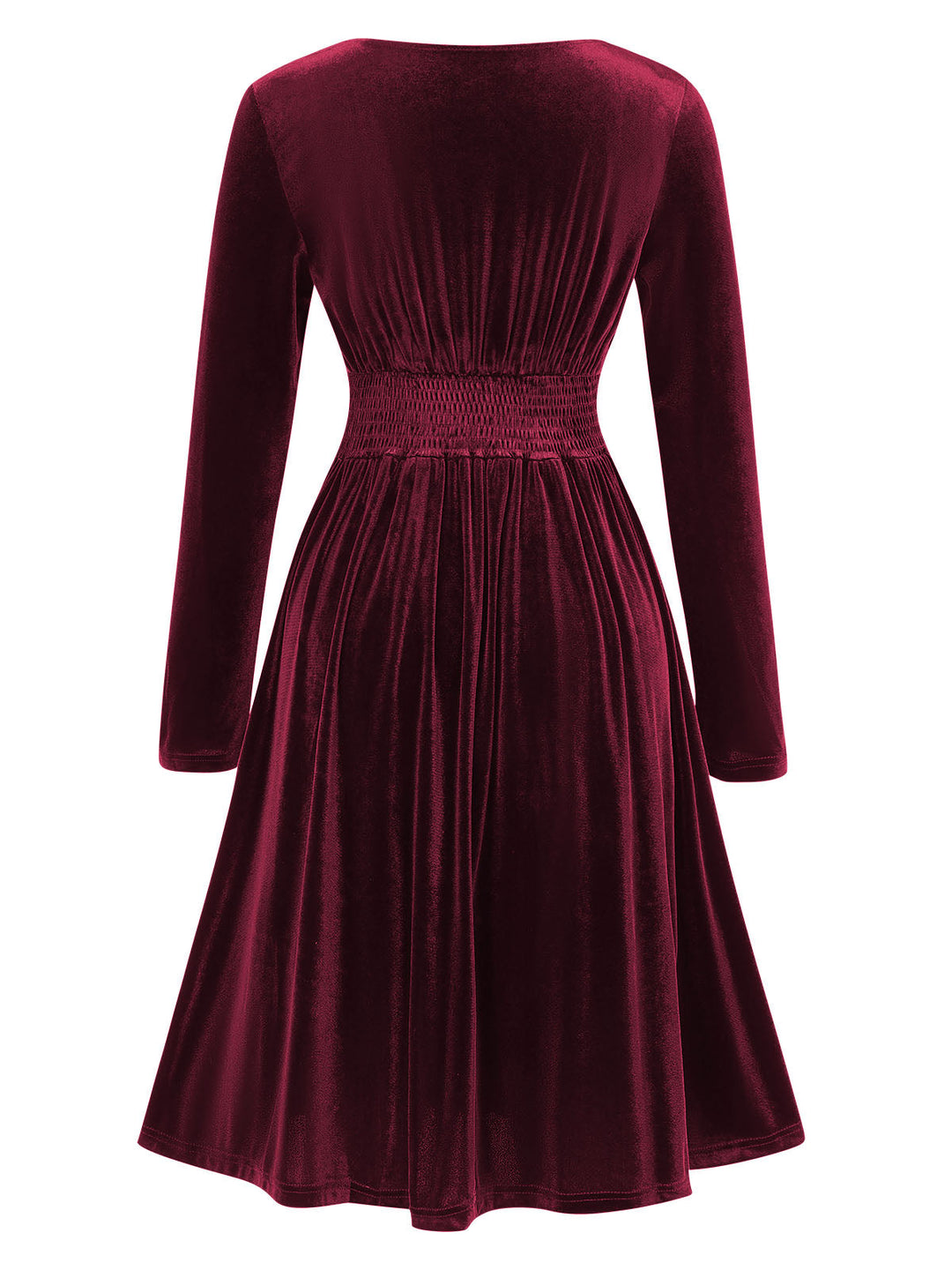 1940s VNeck Solid Aline Velvet | 1940s | vintage dress, retro fashion