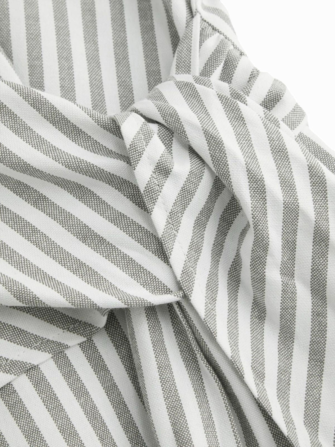 1940s V-Neck Striped Tie-Waist Sleeveless Jumpsuit - vintage jumpsuit, retro fashion