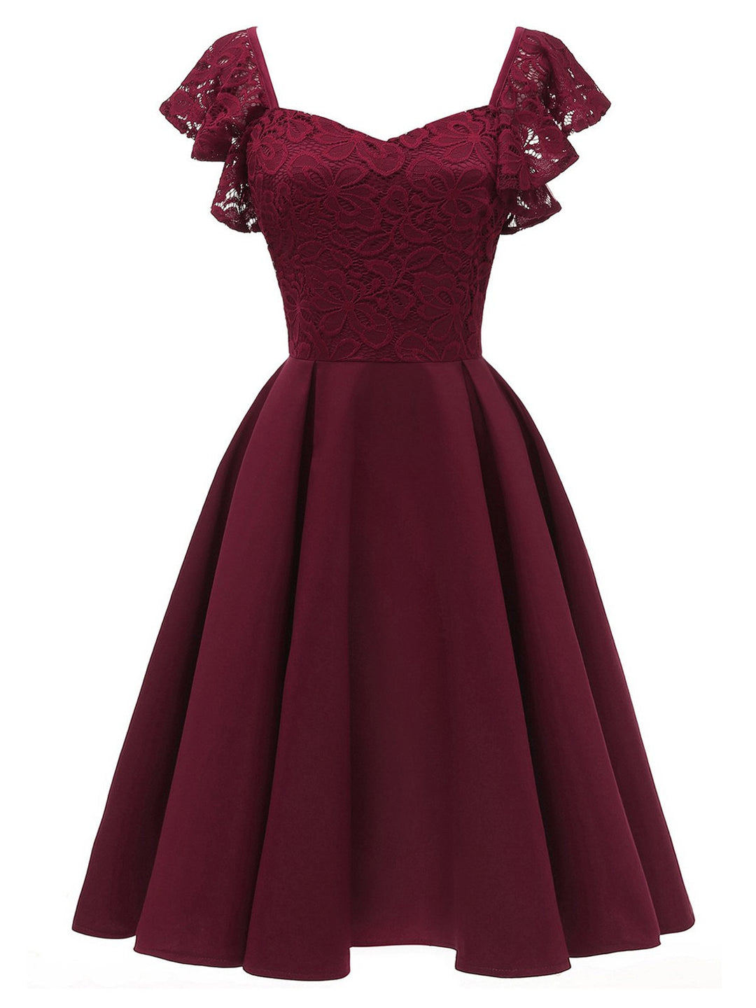 1950S Satin Solid Swing Dress: timeless style reimagined
