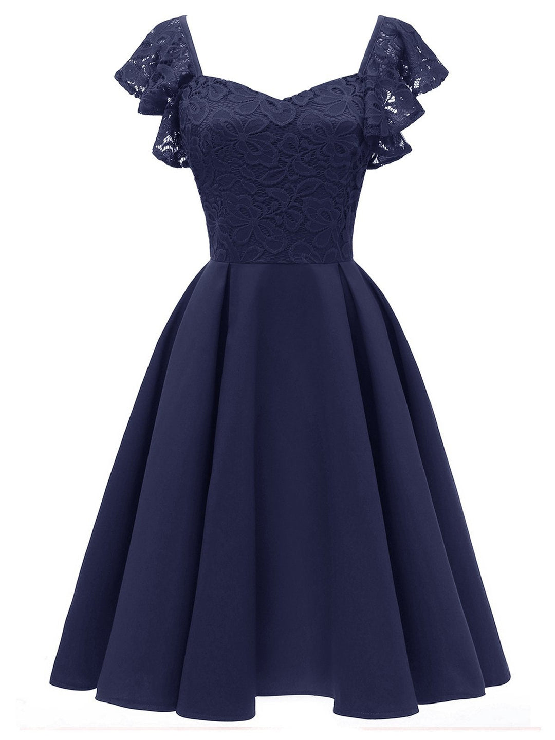 1950S Satin Solid Swing Dress: timeless style reimagined