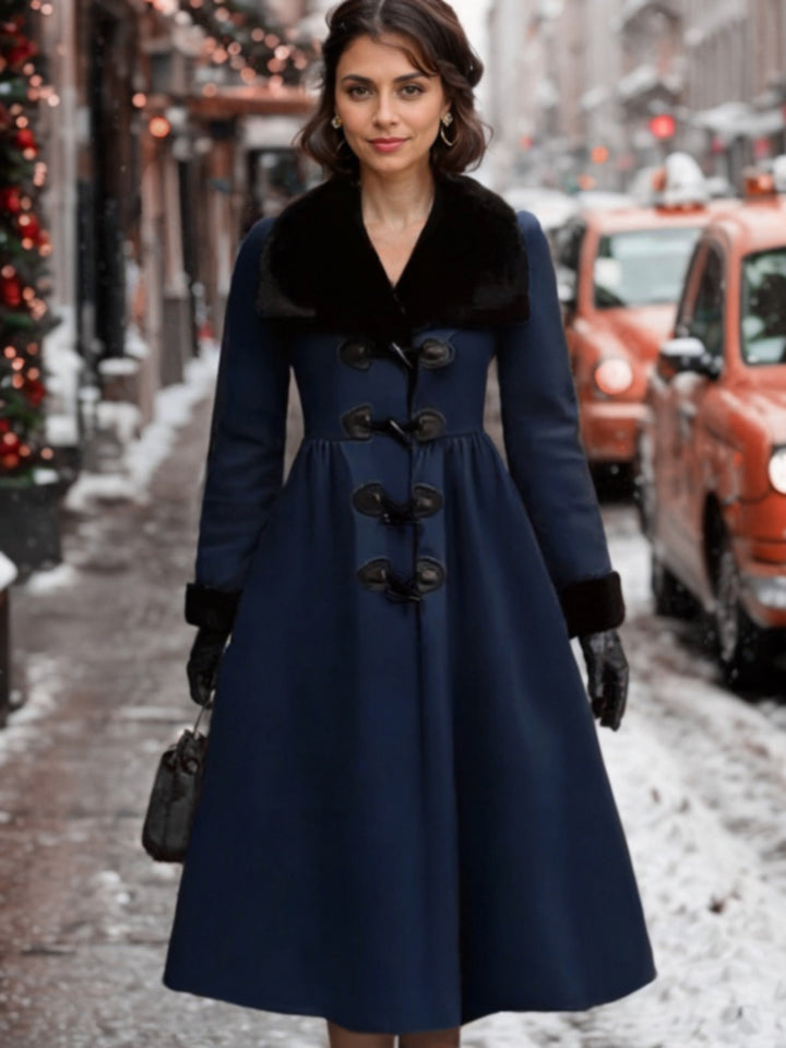 1950s And Fur Collar Coat - vintage fashion, style