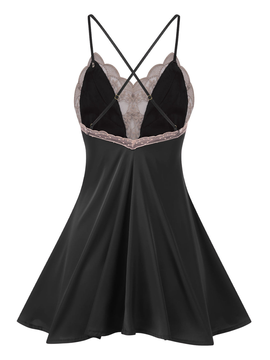 Back Straps Lace Satin | | vintage dress, retro fashion