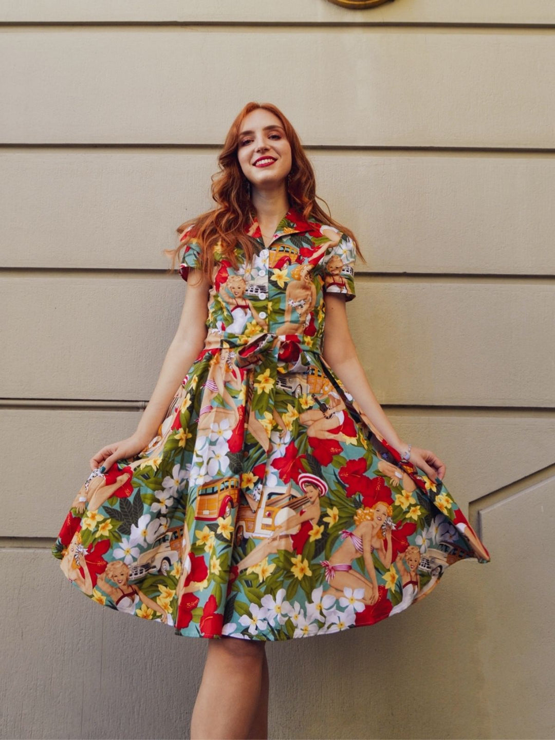 Bikini Girls Swing Dress, classic style summer beach collection - Image 8