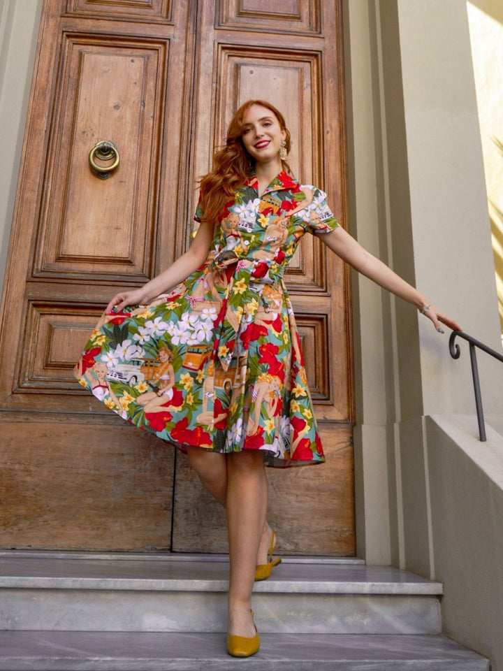 Bikini Girls Swing Dress, classic style summer beach collection - Image 9