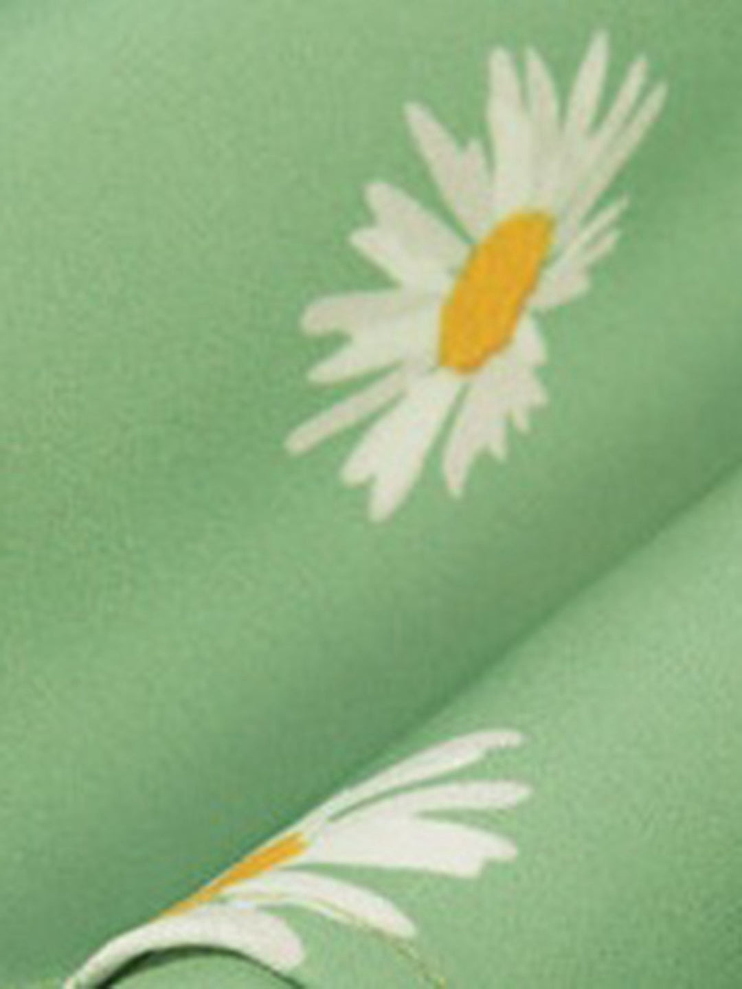 She slips into this 1950s Botanical Print Strap High Waist Dress and suddenly it&
