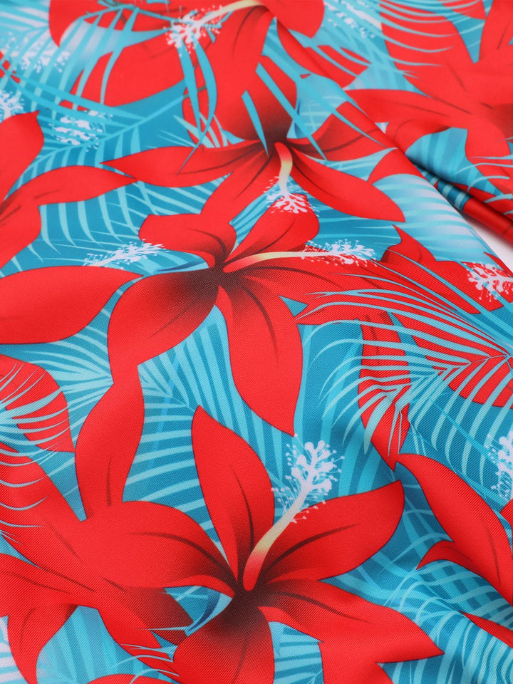 Close-up: 1950s 1950s Bow Tie Floral Cross Straps 