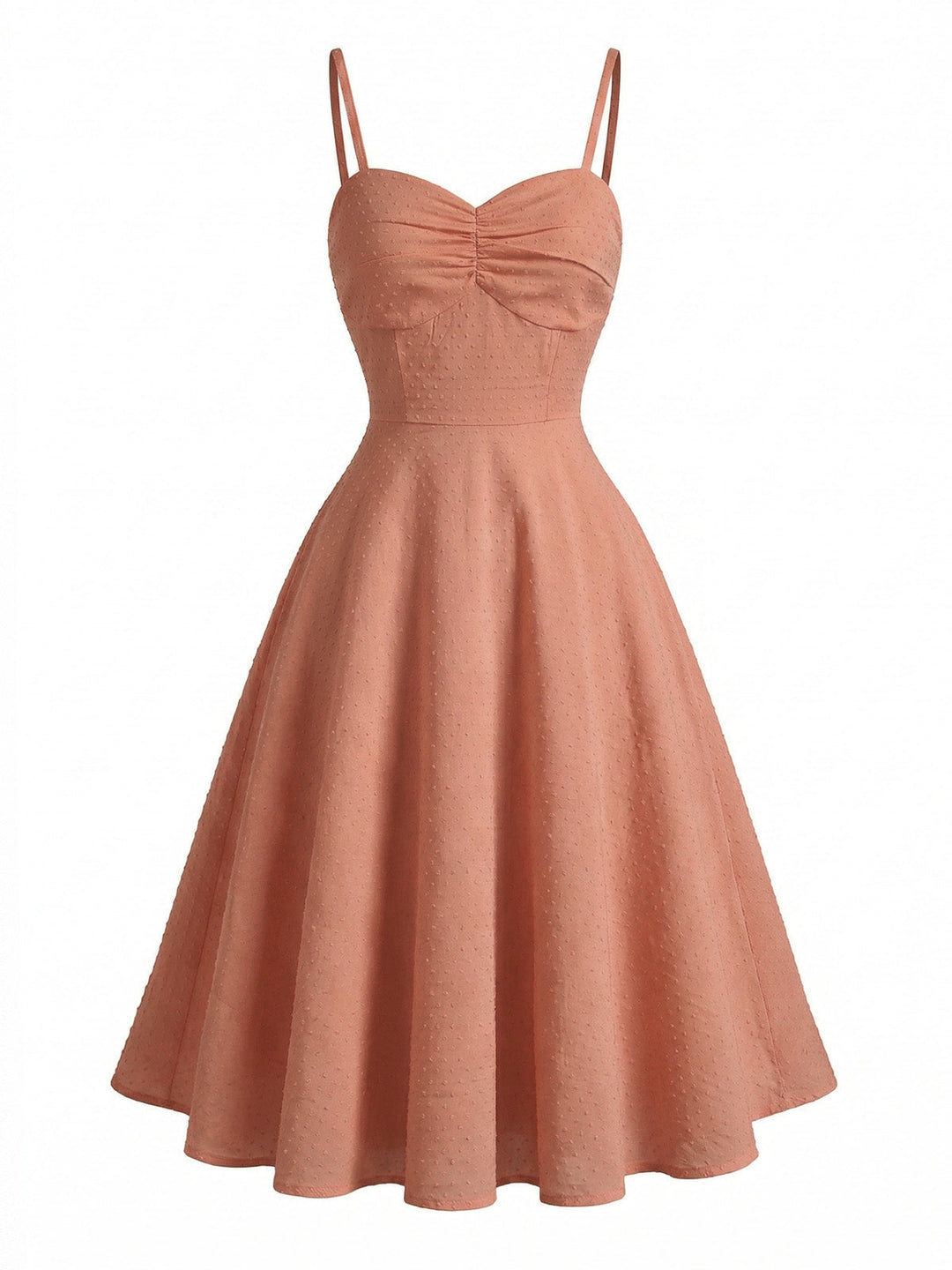 1950s Spaghetti Strap Swing Dress 2