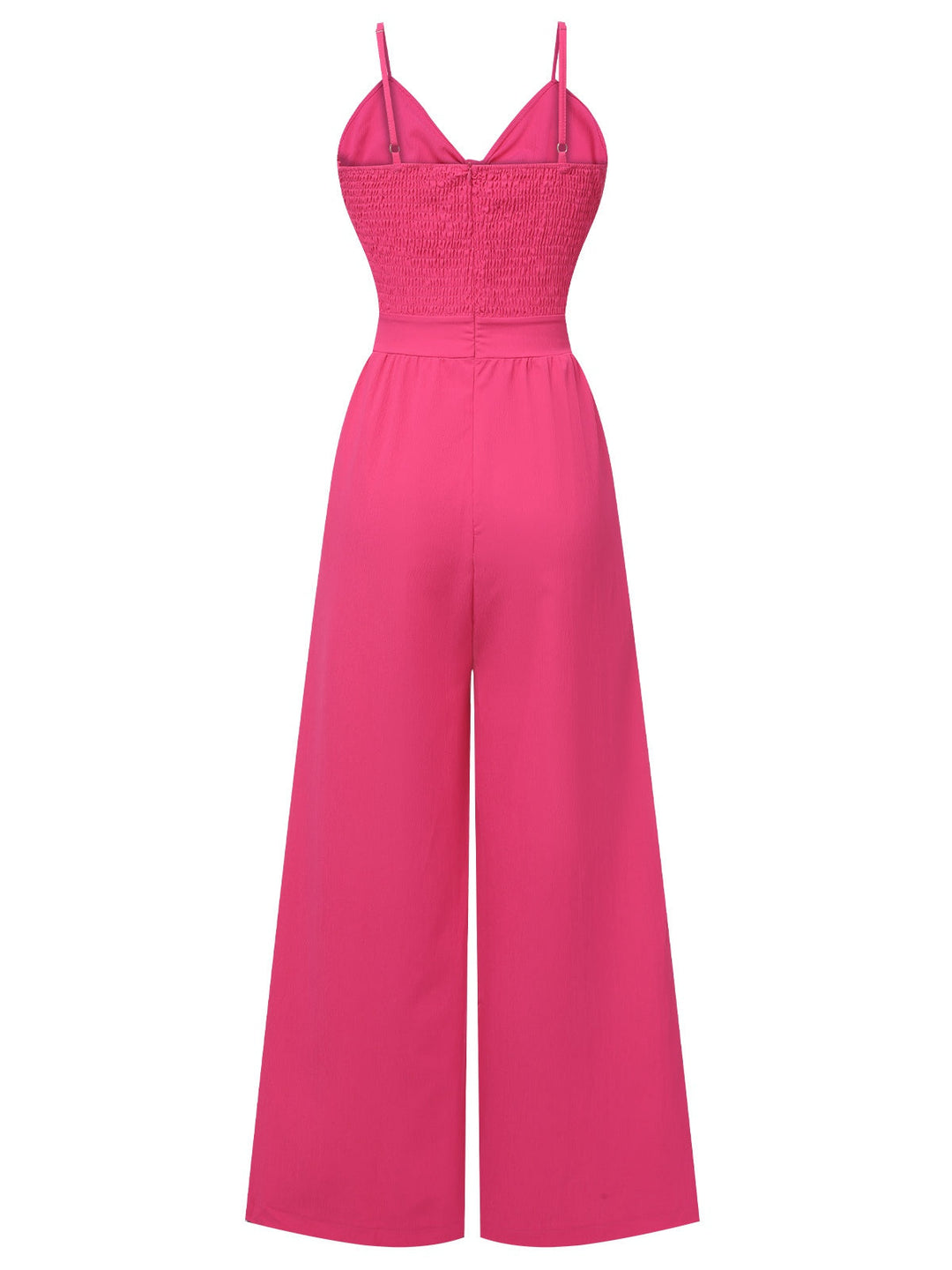 1950s Chest Bow Spaghetti Strap Jumpsuit, vintage romper, retro jumpsuit - perfect for women who love vintage and retro fashion