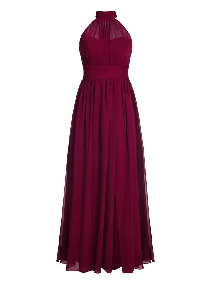 1950s Chiffon Sleeveless Solid Vintage Dress: timeless style reimagined
