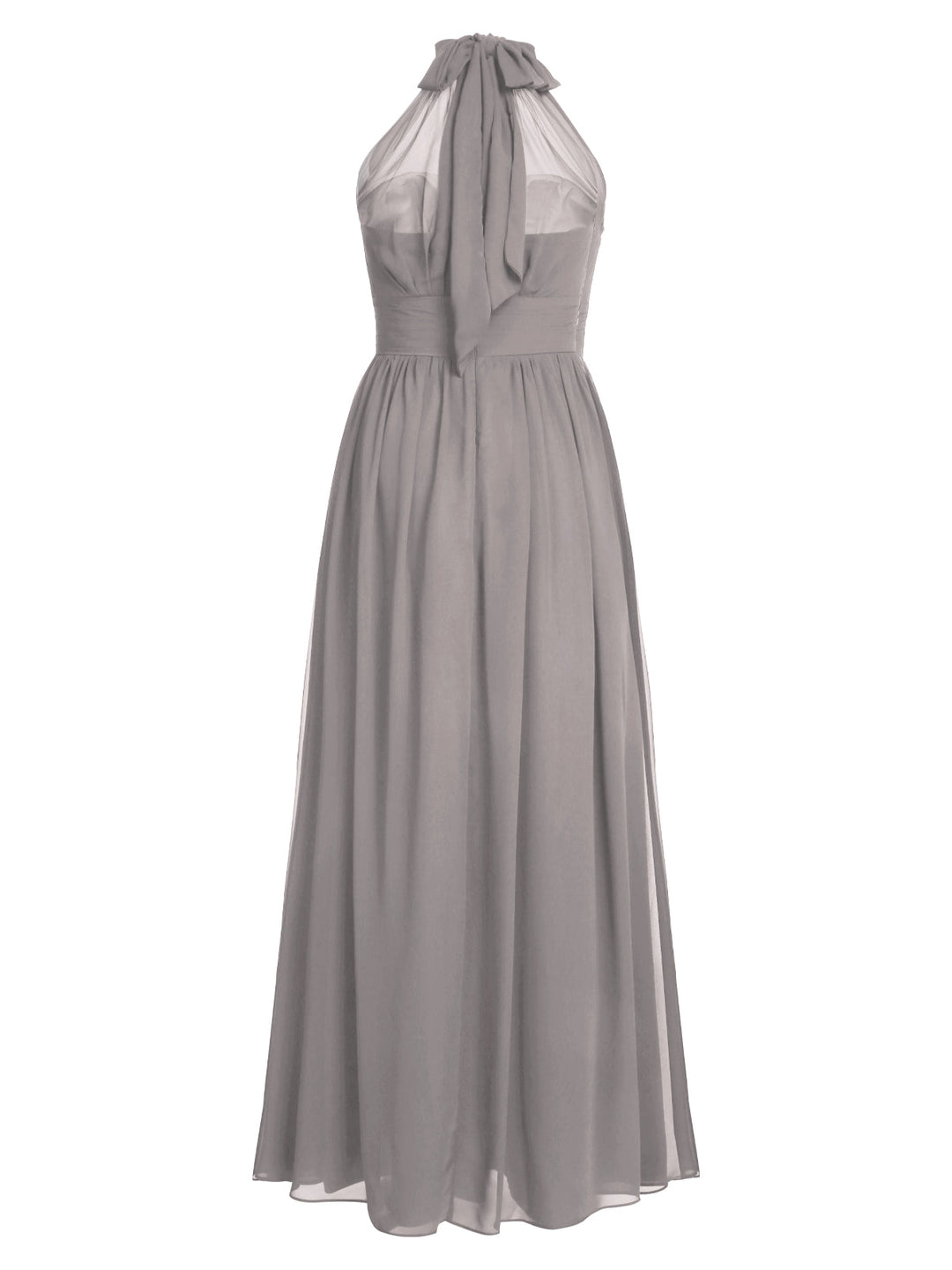 1950s Chiffon Sleeveless Solid Vintage Dress — vintage elegance for the modern woman