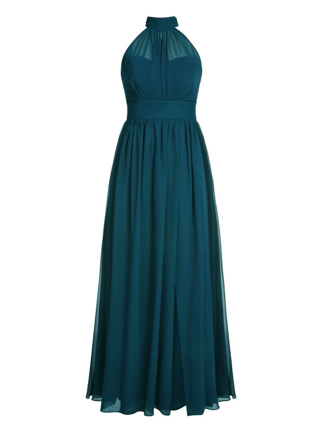 1950s Chiffon Sleeveless Solid Vintage Dress: timeless style reimagined