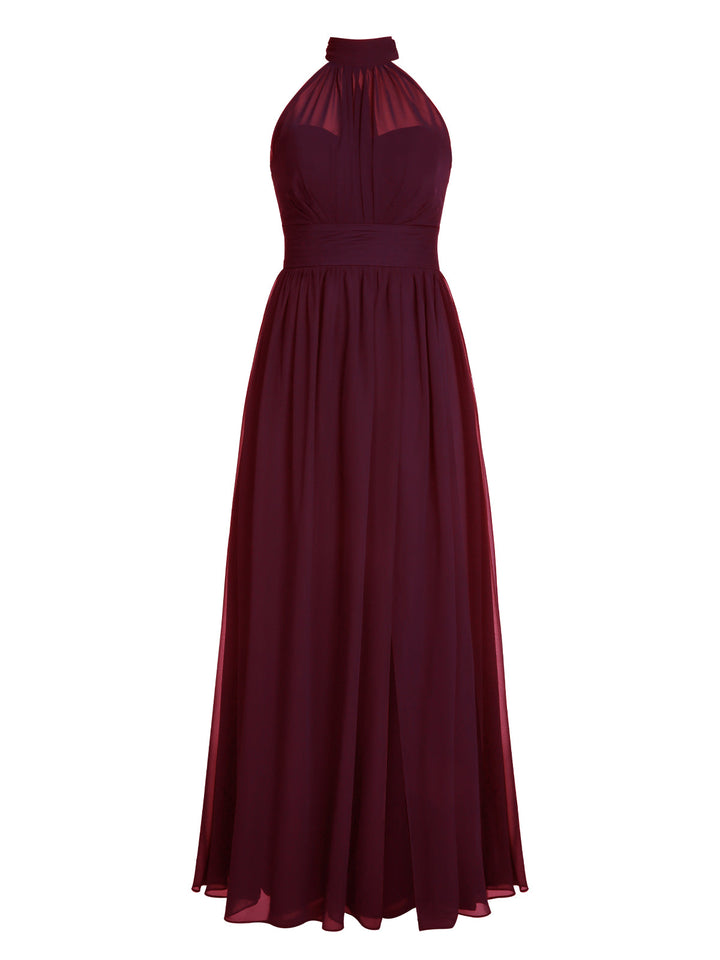 1950s Chiffon Sleeveless Solid Vintage Dress: timeless style reimagined