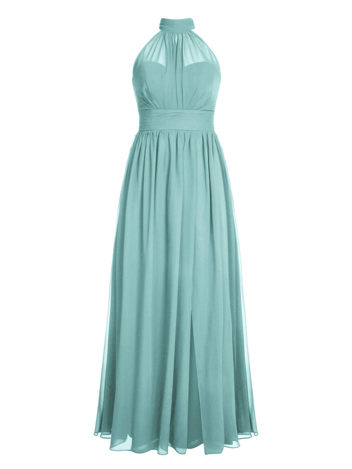 1950s Chiffon Sleeveless Solid Vintage Dress: timeless style reimagined