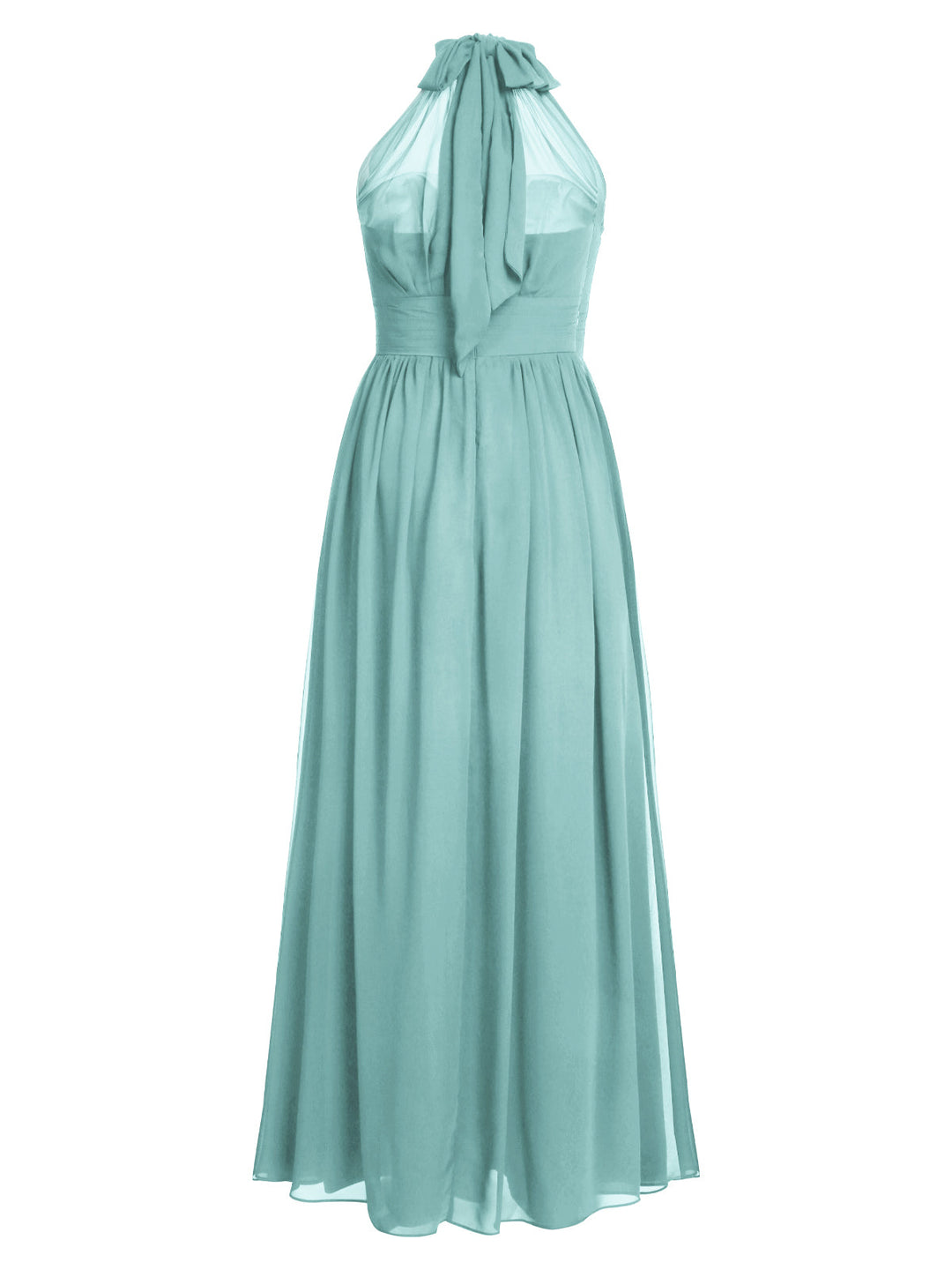 1950s Chiffon Sleeveless Solid Vintage Dress — vintage elegance for the modern woman