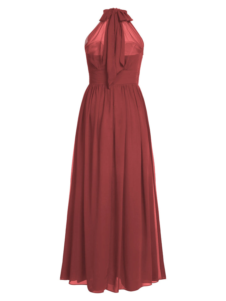 1950s Chiffon Sleeveless Solid Vintage Dress — vintage elegance for the modern woman