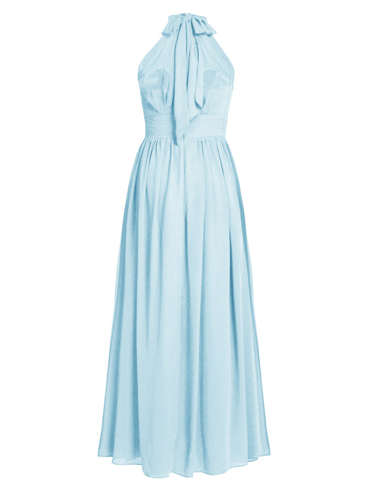 1950s Chiffon Sleeveless Solid Vintage Dress — vintage elegance for the modern woman