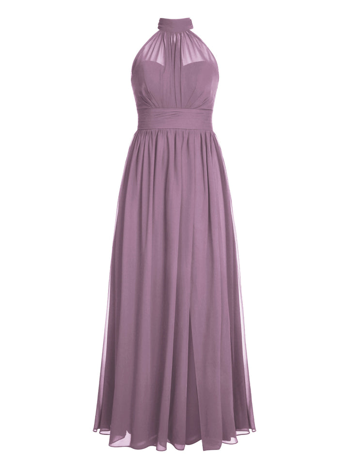 1950s Chiffon Sleeveless Solid Vintage Dress: timeless style reimagined